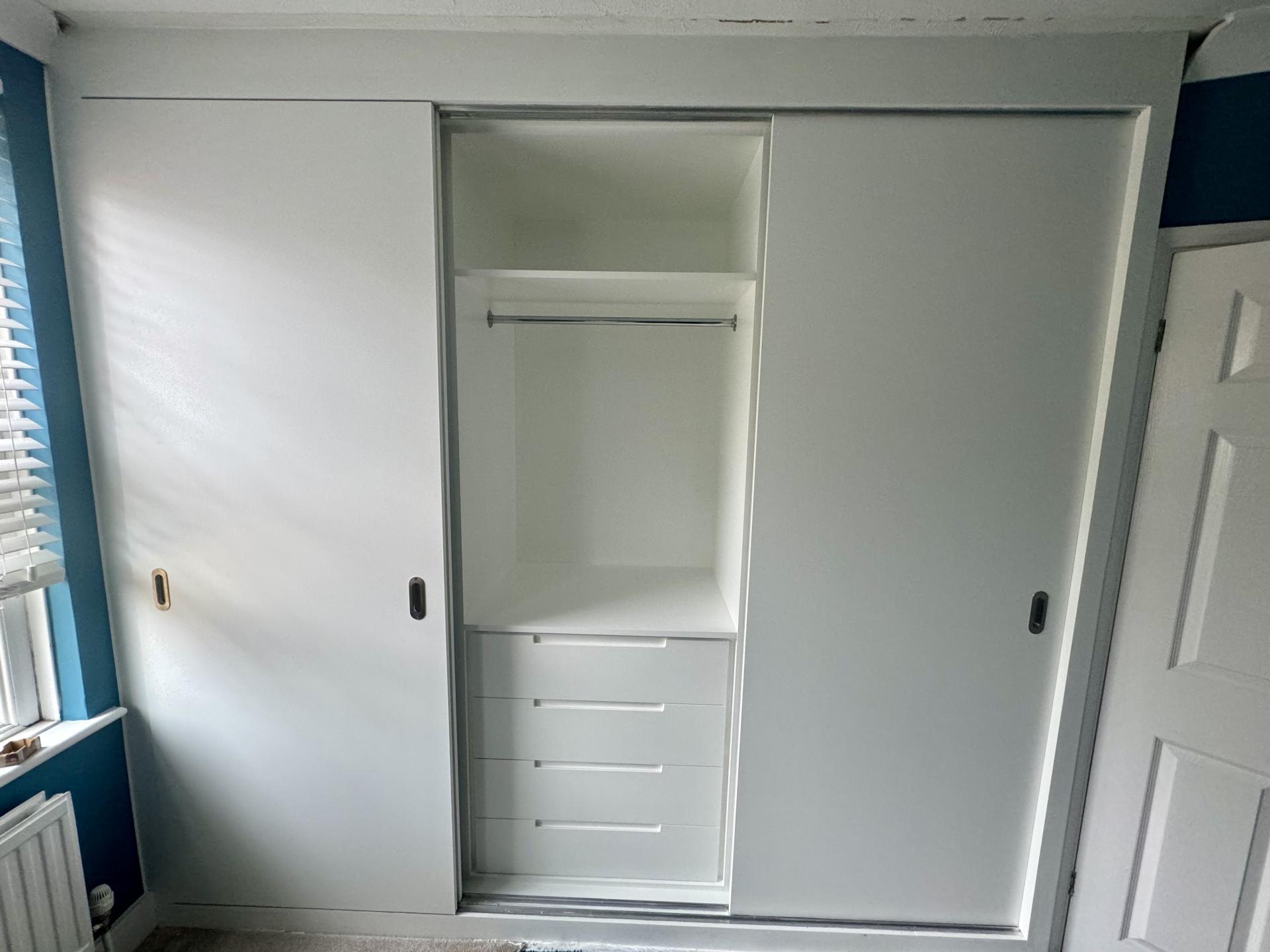 Bespoke built in wardrobe project by Hausworks